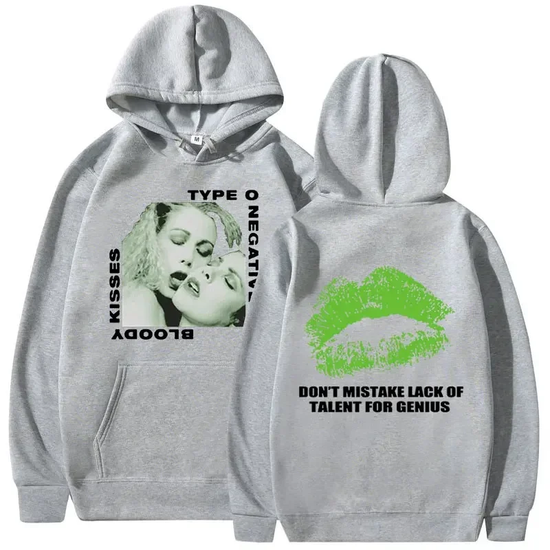 روك باند نوع O القبلات الدموية السلبية هوديس القوطية المعادن بيتر ستيل بلوزات الرجال خمر الهيب هوب البلوفرات المتضخم #5