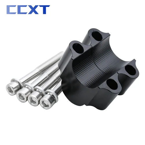 Imagen 2 del producto Elevadores de manillar de motocicleta, abrazadera de montaje, elevador CNC para Honda CB650R CB500X CB500F CB1000R para Yamaha T700 MT09 MT07 MT10