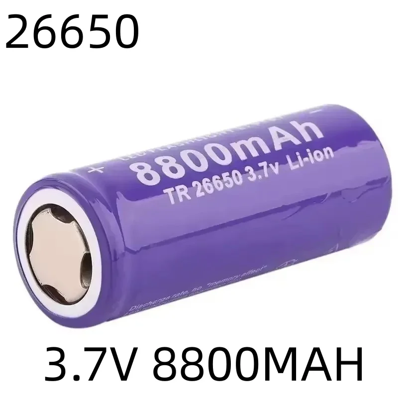 

High-Quality GTF 26650 3.7V 8800mAh Rechargeable Cylindrical Battery for LED Torch