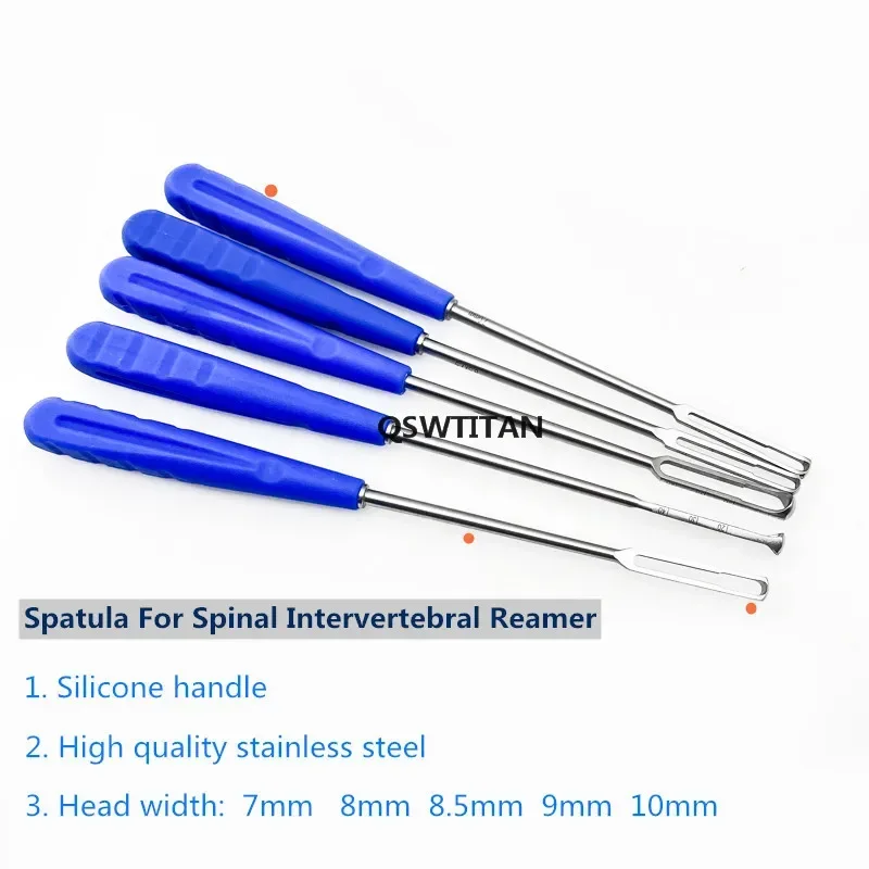 Medical orthopedic Spinal open circuit gouge Square chisel angled Osteotome fusion cage  Scraper Reamer tool