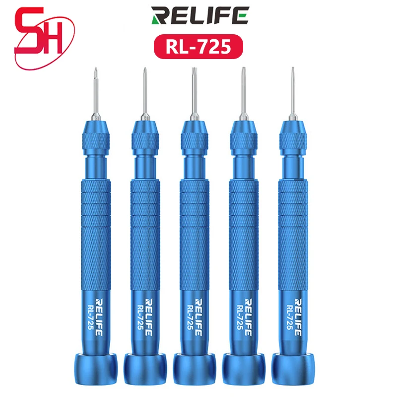 RELIFE RL-725 Strong Magnetic Super-hard Alloy Steel Screwdriver Suitable for Mobile Phone Disassembly and Repair Screwdriver