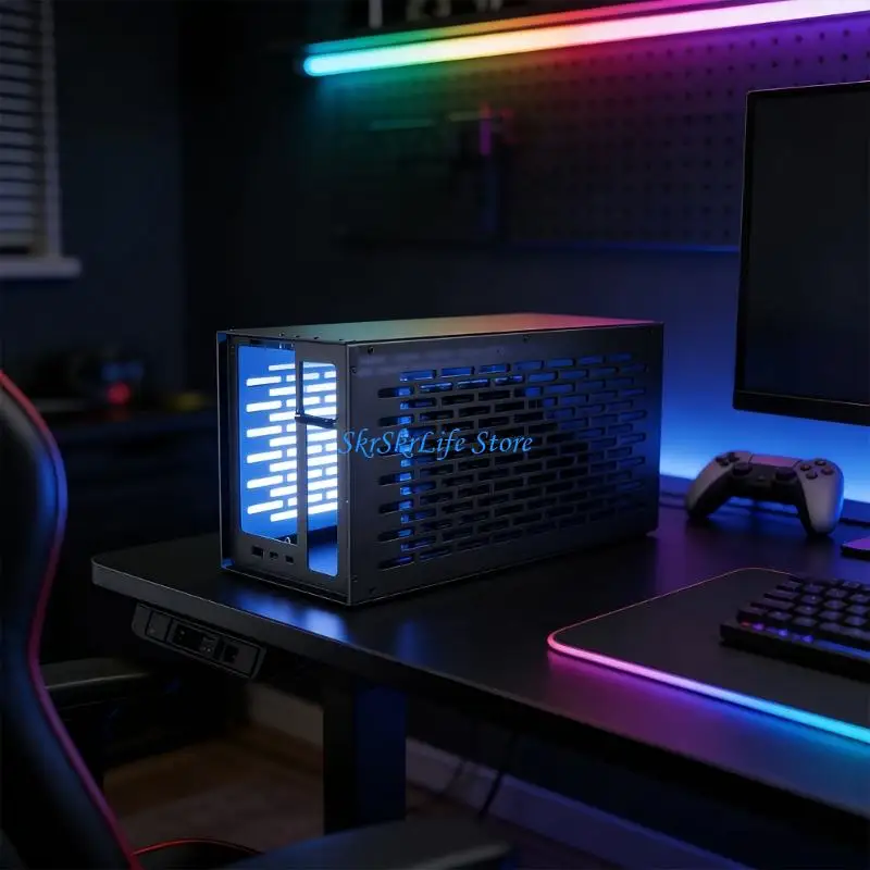 

E65E 1 комплект Clear View Case для док-станции с графическим процессором TH3P4G3 Металлический корпус Коробка для повышения