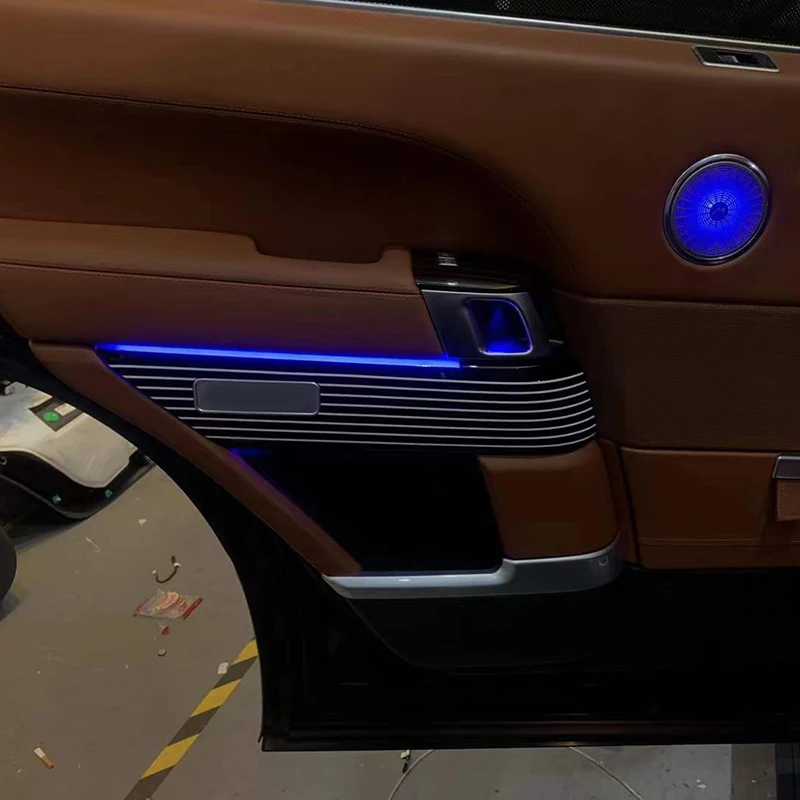 

For Range Rover Vogue Sport 13-21 Inter Door Led Ambient Light Speaker Cover Decorate Light Replace Style