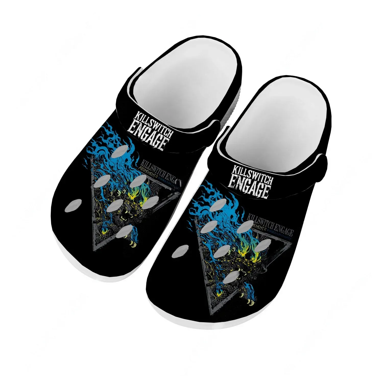 

Водные сандалии Killswitch Engage для мужчин и женщин: удобные, модные, для дома и сада, с возможностью индивидуализации, пляжные, дышащие, с отверстиями, тапочки