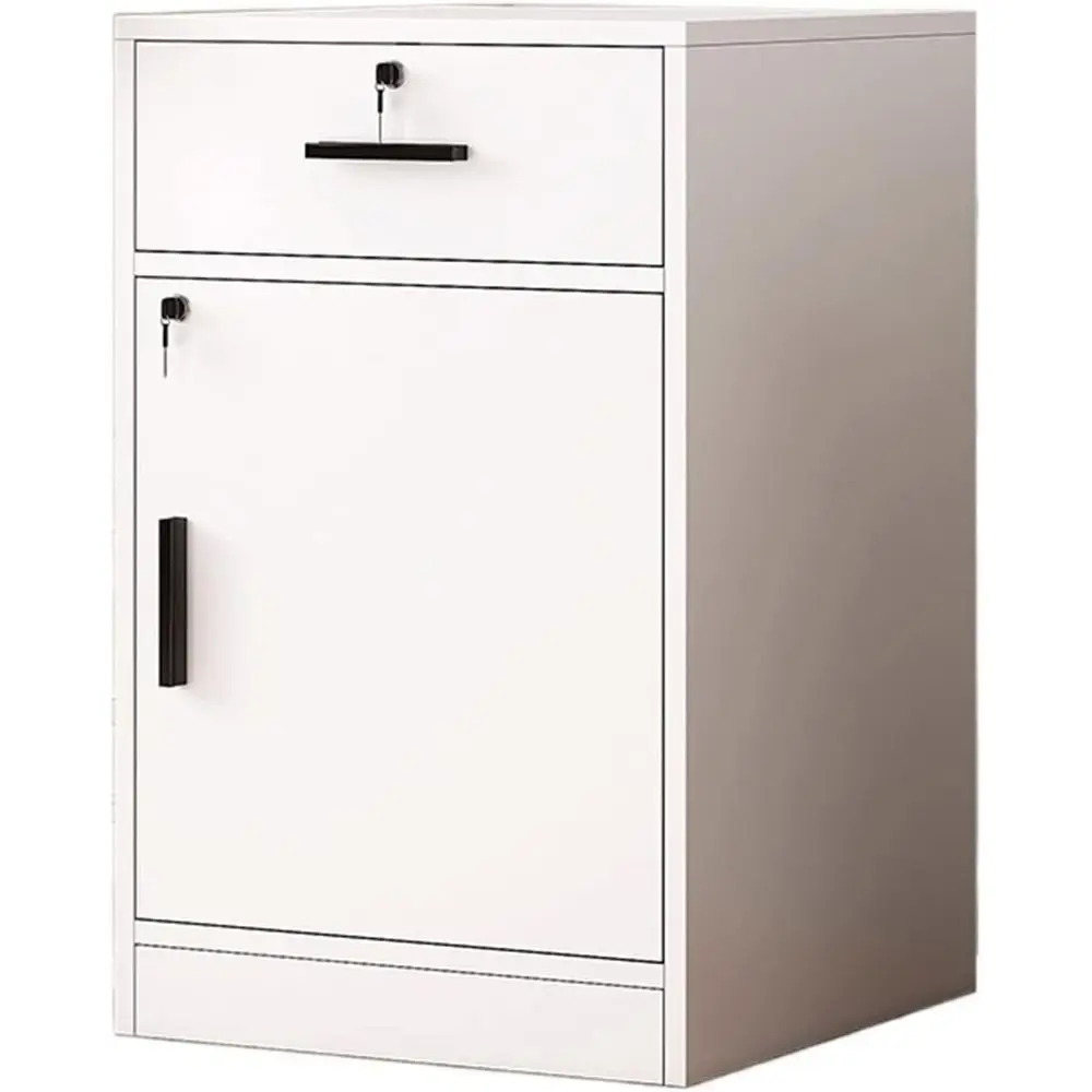 

Secure Storage Cabinets with Locks for Office and Side Use in Black