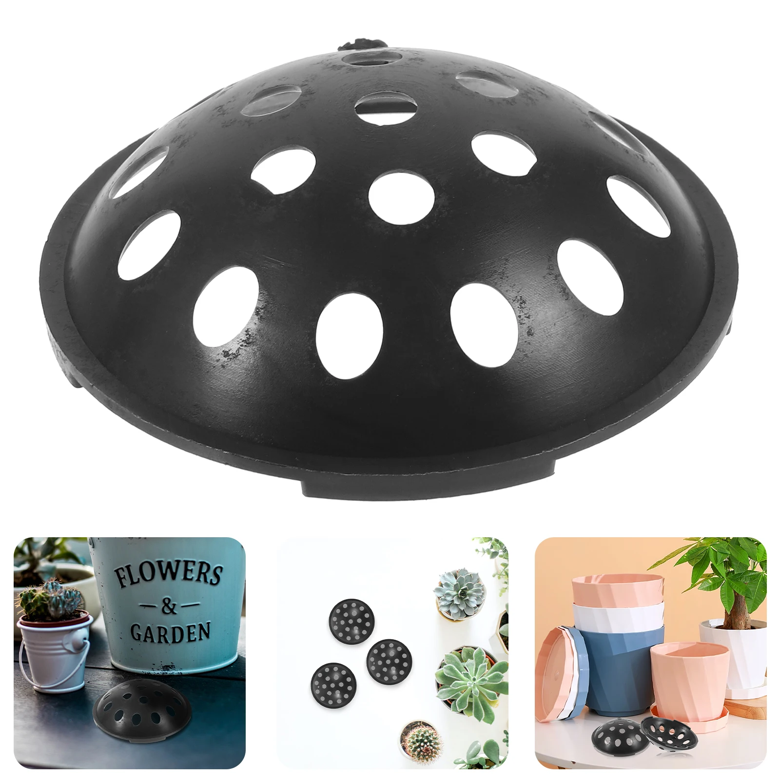 

10pcs Durable Planter Hole Mesh Pad DrainageGarden Pot Bottom Netting Pad Bonsai Flowerpot Mesh Pads Accessories