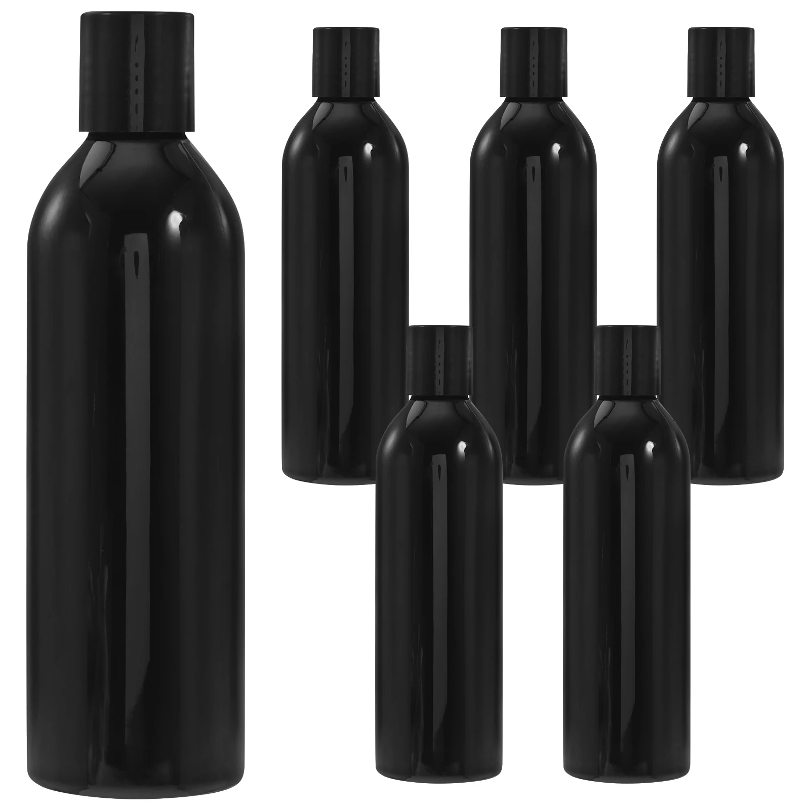 

6pcs Travel Shampoo Empty Bottle Portable Water Body Wash Containers Lotion Bottles Toiletries Refillable Reusable No Leakage