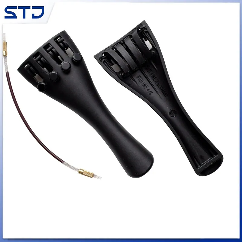 Tail Gut Cord Strings Viola Aluminum Alloy/carbon fiber Adjuster Tailpiece with 4 tuners&Nylon Drawplates Tailgut Tuning parts