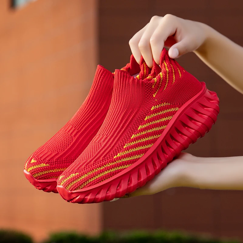 

Men Sports Running Shoes Marathon Air Cushion Breathable Lightweight Mens Outdoor Hiking Athletic Nonskid Sneakers Jogging Tenis