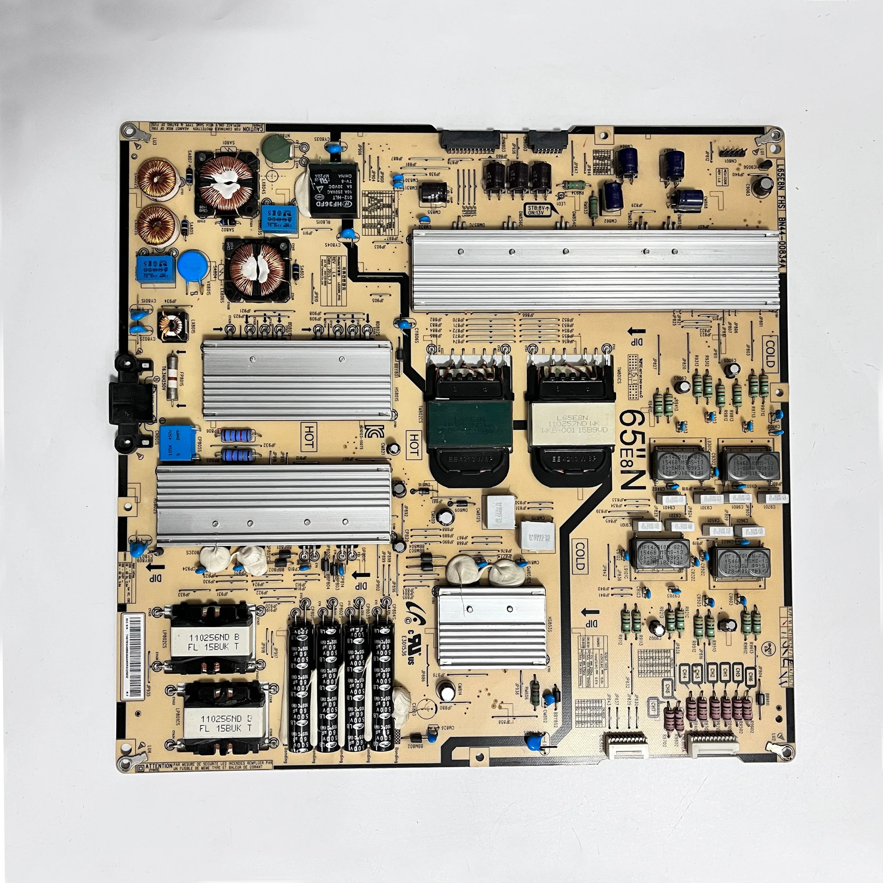 Genuine Original TV Power Supply Board L65E8N_FHS BN44-00834A Works Normally And Is For LCD TVs UA65JS8000KXXM TV Accessories