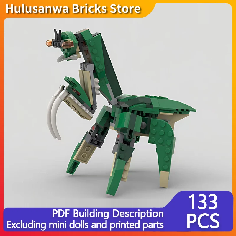 

Creators Animal Series Model MOC Building Block Green Mantis Modular Technology Gifts Holiday Assemble Children Toys Suit