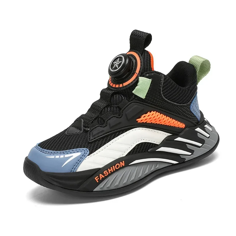 Kinder sportschuhe 2024 Frühling und Sommer neue Mesh atmungsaktive Mode rutsch feste Freizeit schuhe für mittlere und ältere Kinder