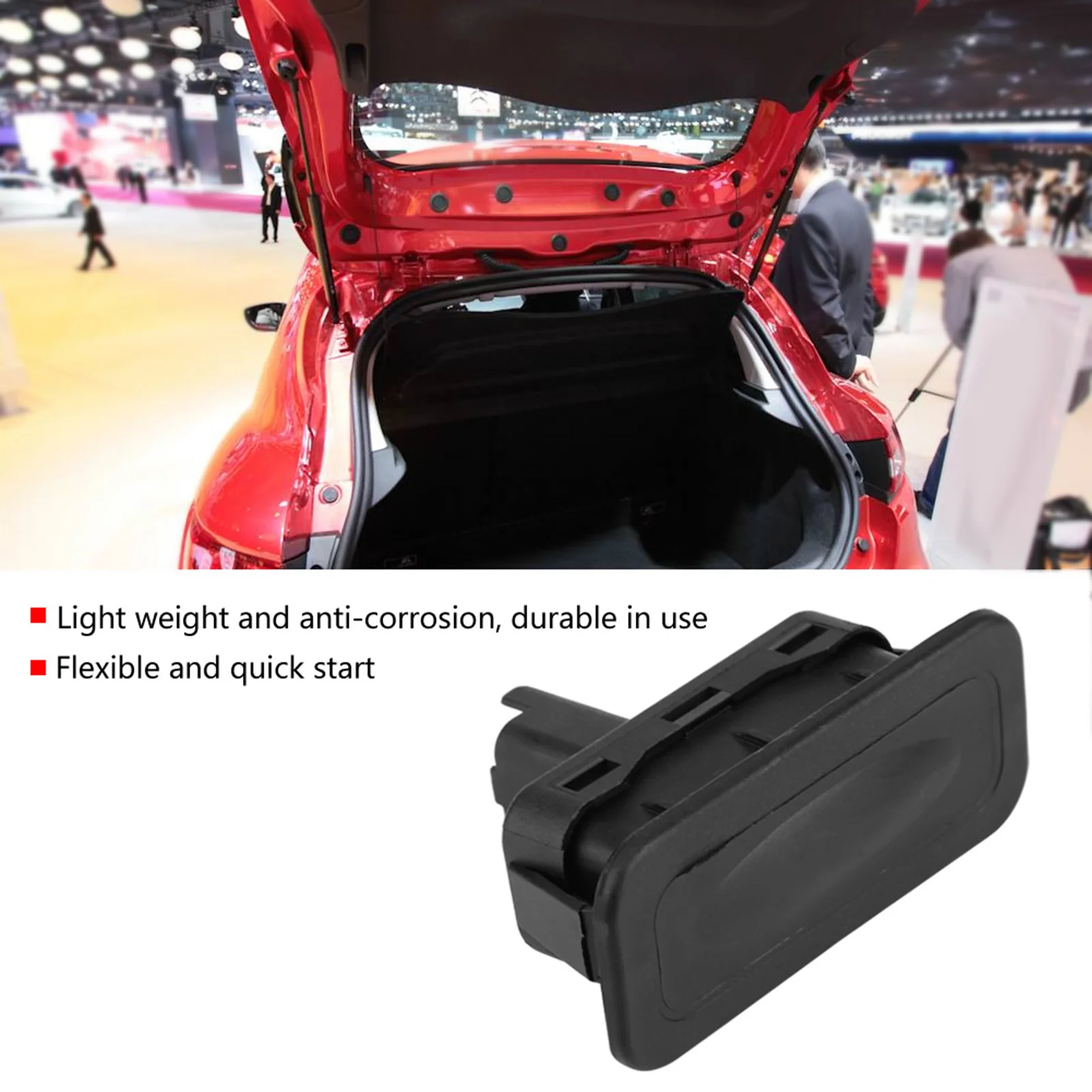 Electric Tailgate Release Button Boot Opener Switch for Megane Kangoo 8200076256 Fit for Renault Clio Captur Scenic