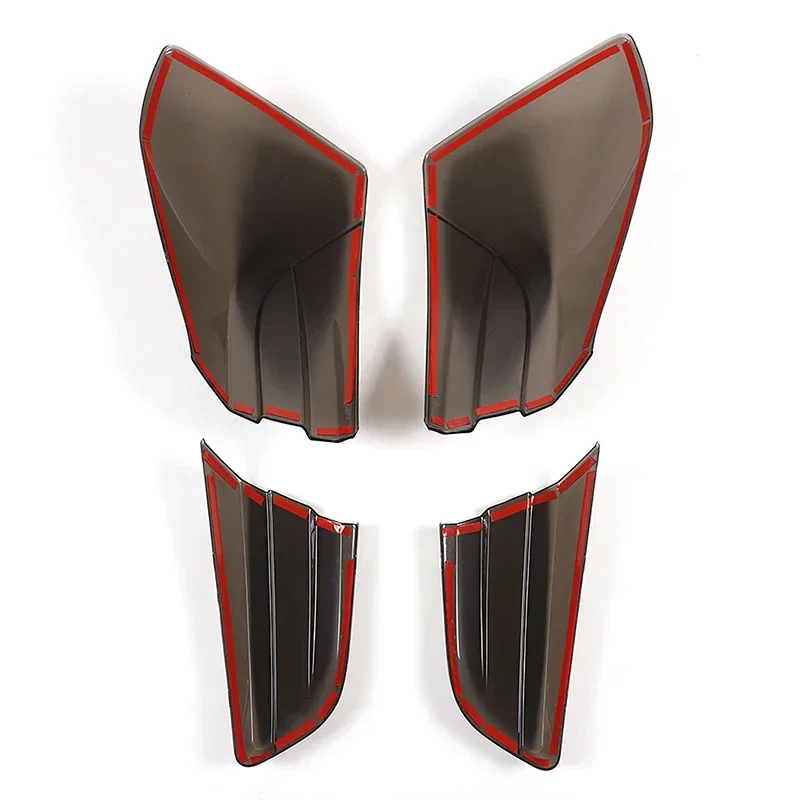 Für Maserati Ghibli 2021-24 ABS Geschwärzt Auto Hinten Rücklicht Blinker Lampe Dekoration Abdeckung Auto Zubehör