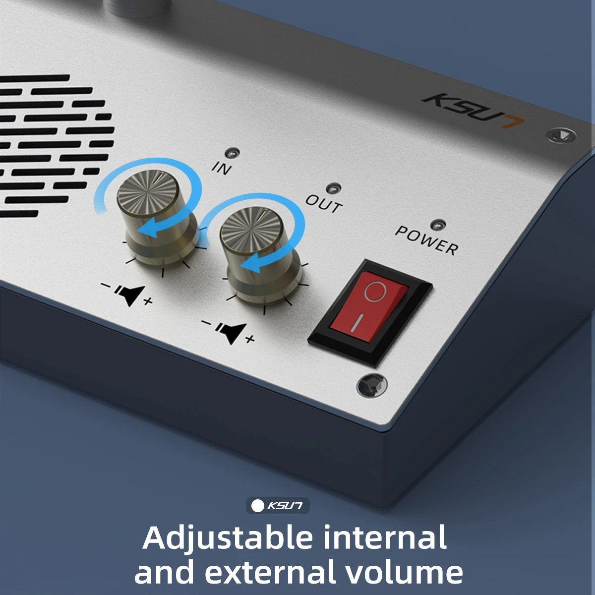 KSUN Q65 Zero-touch Communication Bank System Interphone Wired Microphone Two Way Window Intercom