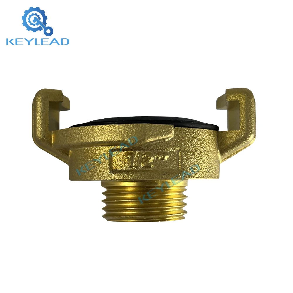 Brass Geka Claw Coupling Male Thread Quick Connector Air&Water Fittings For Industry, Construction and   Agriculture, Garde