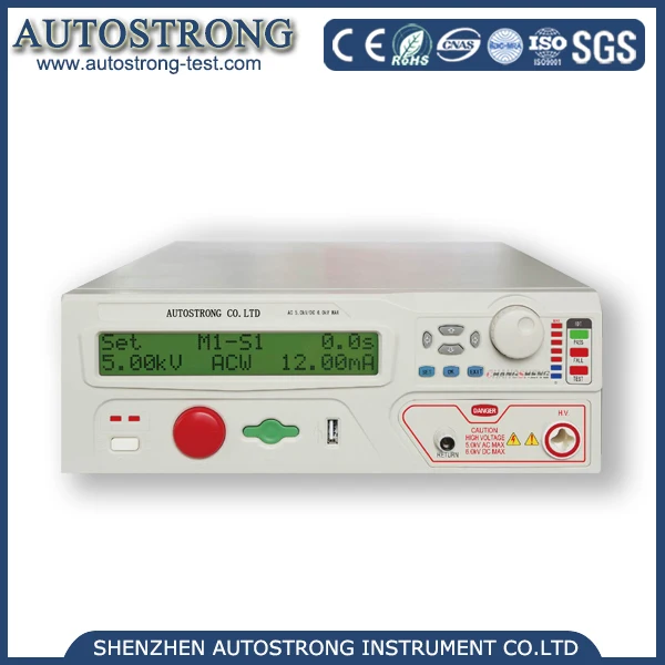 Generatore di tensione di impulso Tester di impulsi elettrici Hipot ad alta tensione CA/CC/Tester di tensione di avvio