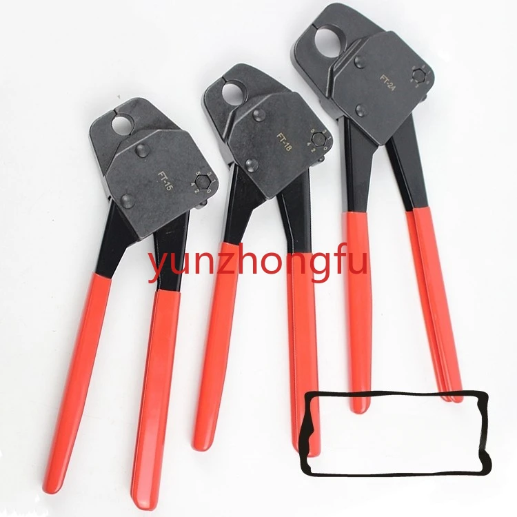 Accessories Suitable for PEX Clamp Clamp, Mechanical Crimp Pipe Clamp, Crimp Copper Pipe Sleeve FT- 15/18/24 15, 18, 24mm