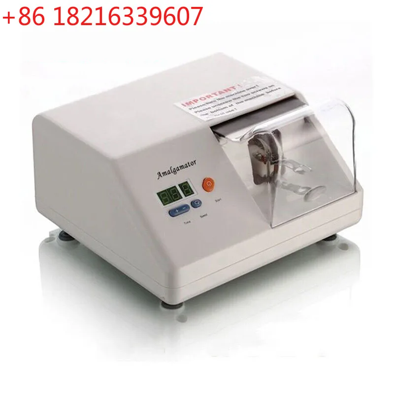 YAO NEW 110V/220V Digital Dental Amalgamator Machine High Speed 4000 ± 100 RPM / Low Speed 3000 ± 100 RPM Amalgam Capsule Mixer