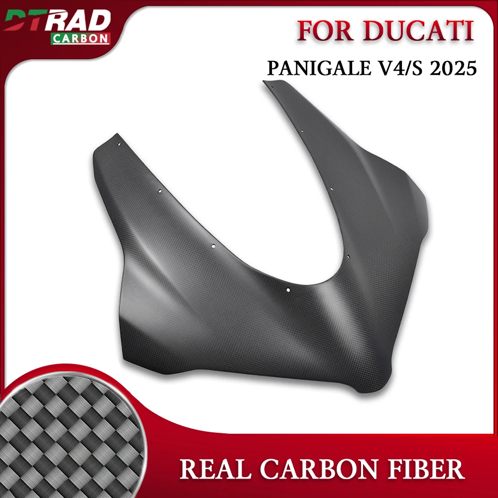 

New Real Carbon Fiber Front Faring Headlight Cover Protection For DUCATI Panigale V4 V4S 2025 Motorcycle Accessories Faring Kits