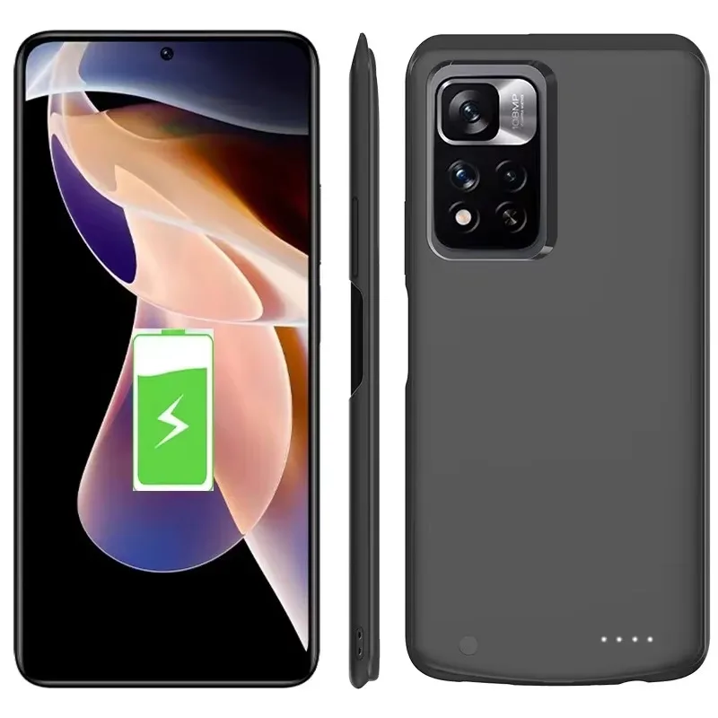 Charging Power Bank Case 10000mAh for Xiaomi Redmi Note 11 11Pro Plus 11E 11EPro Redmi Note 12 Pro External Battery Charger Case