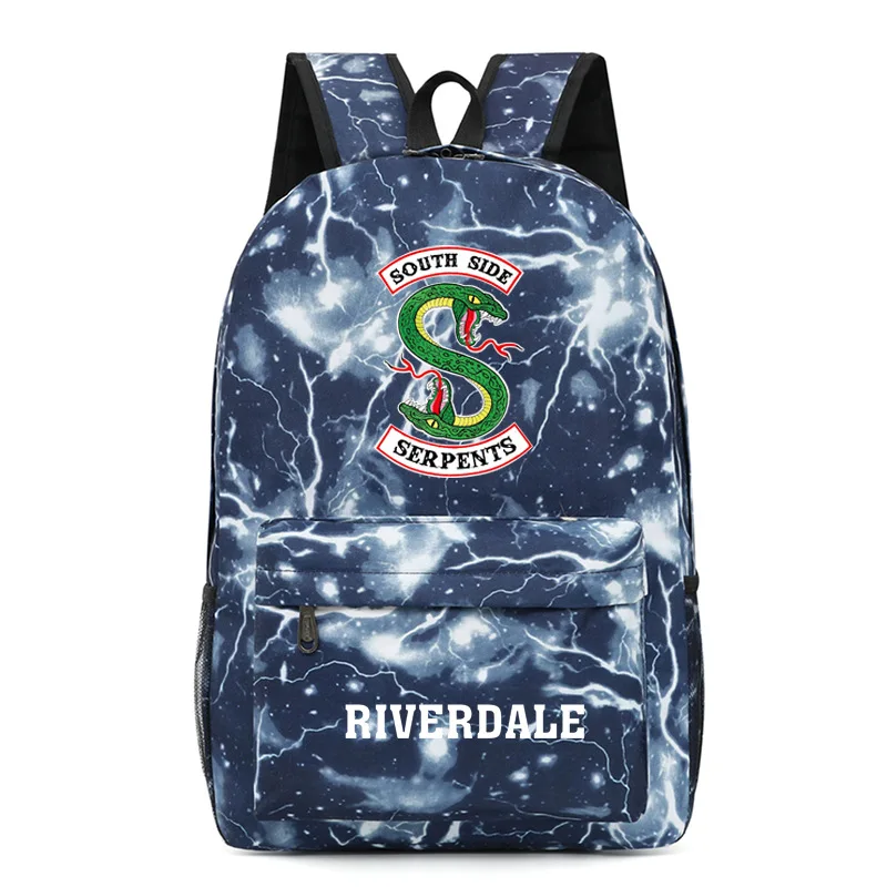 

Popular Youthful Popular Riverdale Student School Bags Notebook Backpacks Printed Oxford Waterproof Boys/Girls Funny Travel Bags