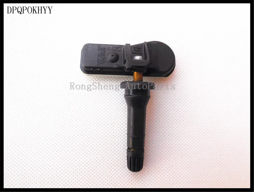 DPQPOKHYY Czujnik ciśnienia w oponach OEM 9802003680 9811536380   Czujnik monitorowania ciśnienia w oponach do Peugeot 308 508 Citroen C4 C5 433 MHz