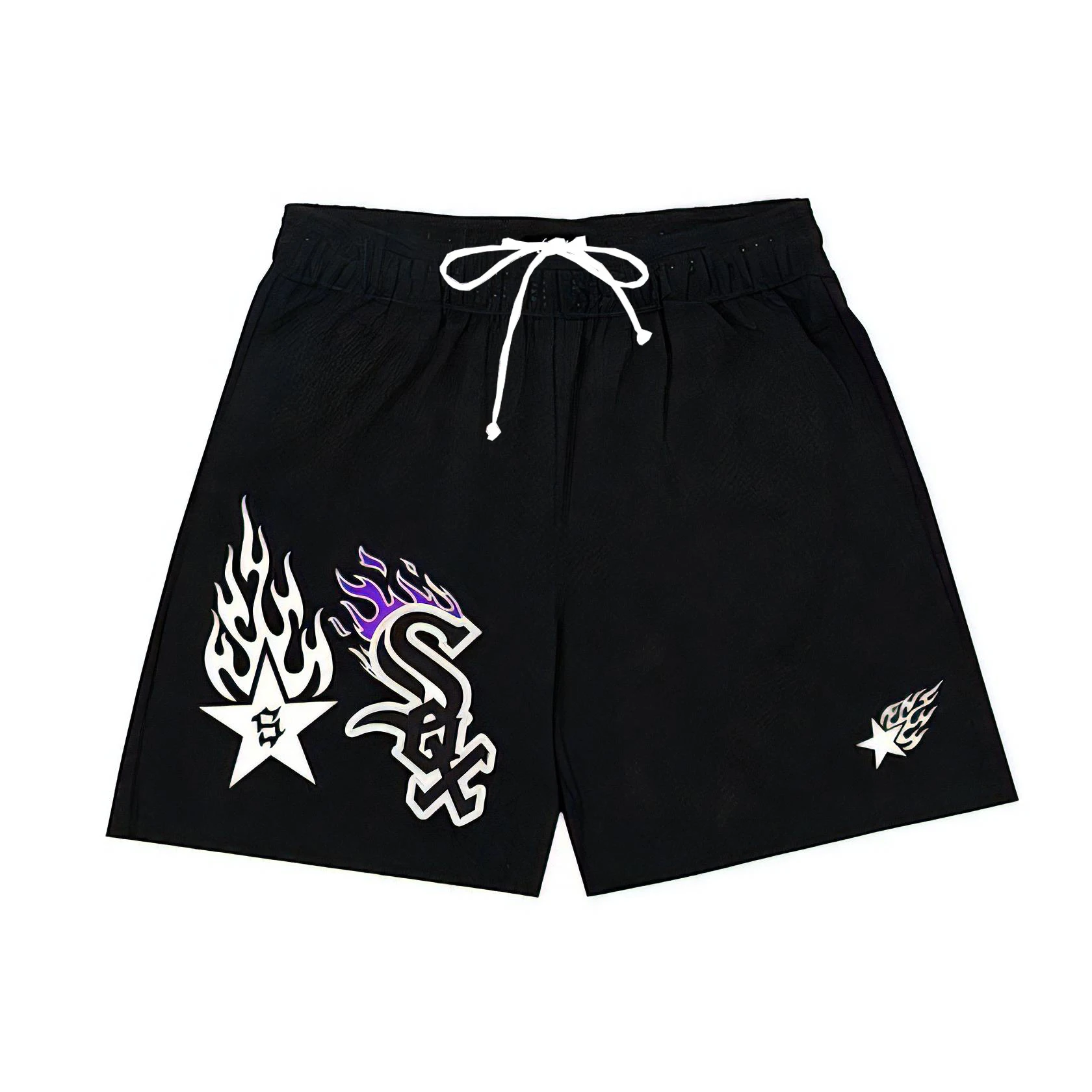 ใหม่มาถึงกางเกงขาสั้นผู้ชายเทรนด์แบรนด์ Drawstring Sweatpants แฟชั่น High Street กีฬากางเกงขาสั้น Mens Tranning Jogging Out กางเกงขาสั้น