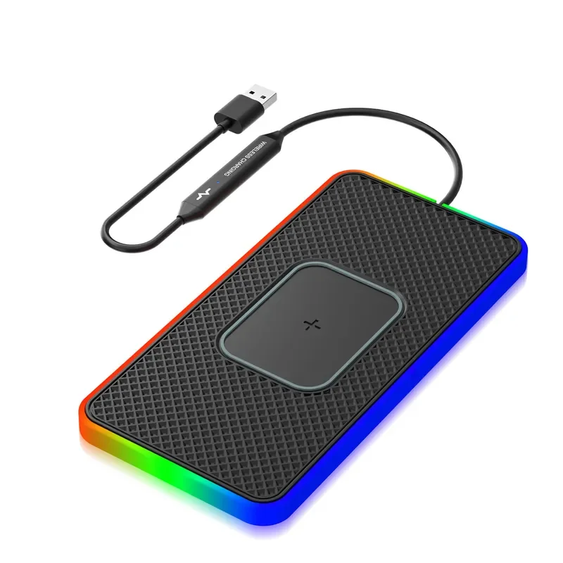 for D15Pro Ambient Light Luminous Car Wireless Charger