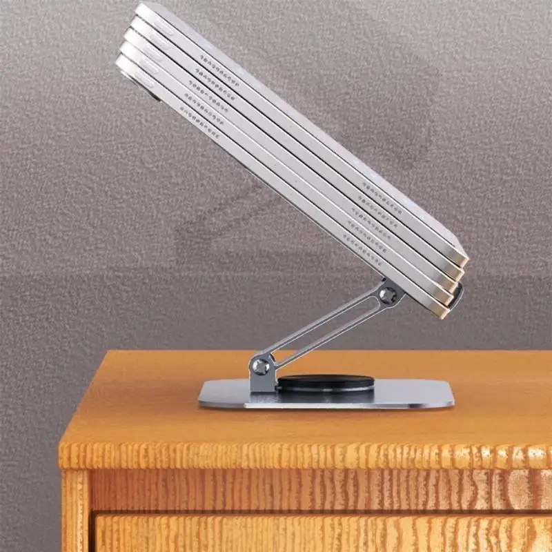 C90F Эргономичный держатель ноутбука с поворотной основой 360 °, регулируемые высоты поддерживают до 5 кг.