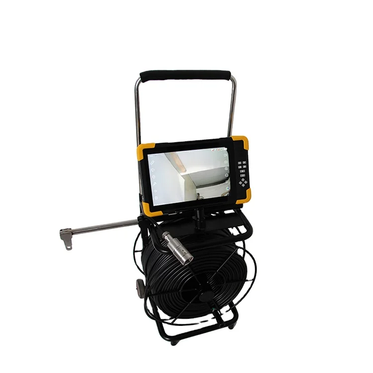 5MP AHD 10.1inch Recording Monitor 200M Underwater Pipeline Plumbing Sewer Inspection Camera Drain Pipe Video Camera