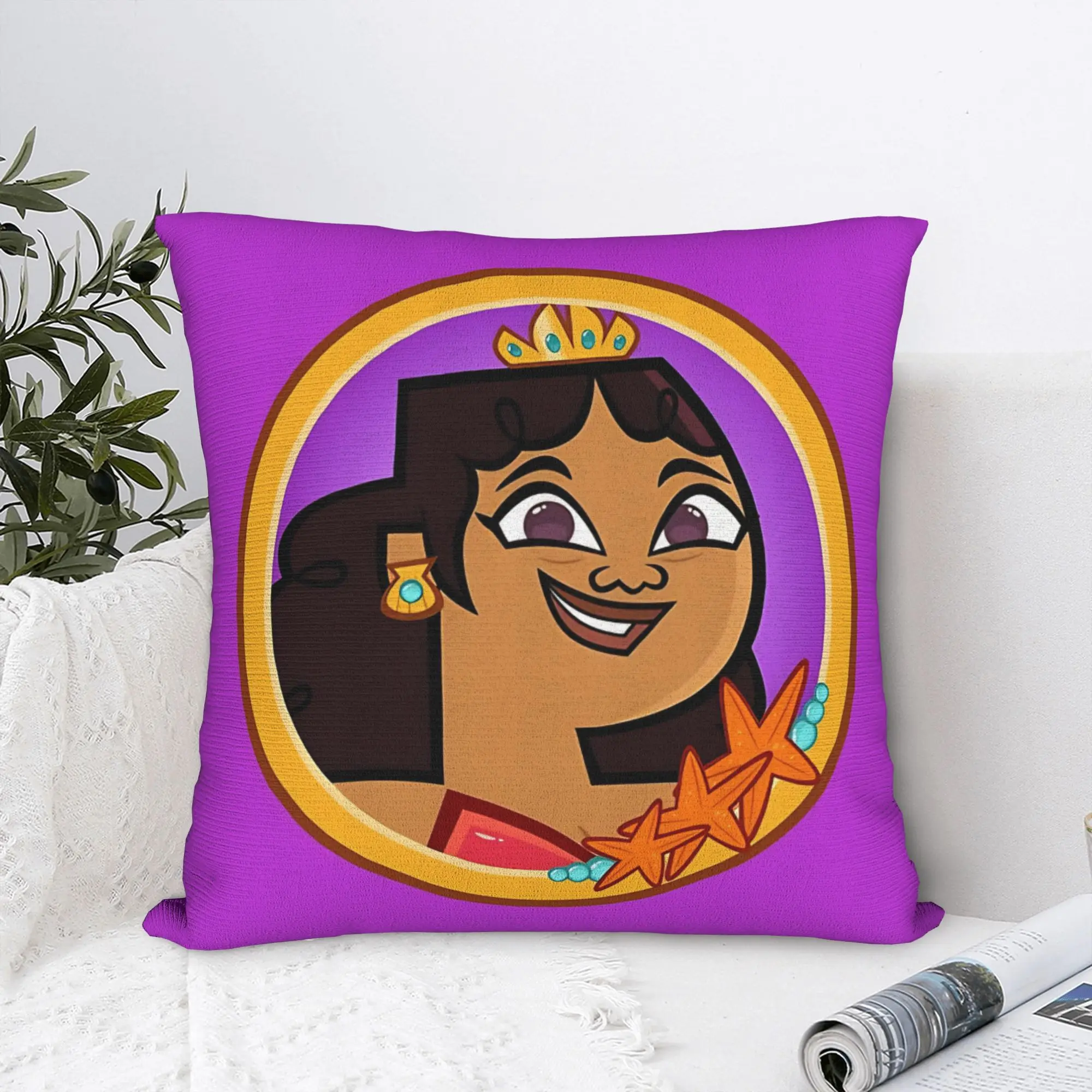 Totals Dramas Reboot Icon - Mermaid Millie Square Pillow Cases  Cushion Cover Funny Decorative Pillowcover for Sofa 40x40cm