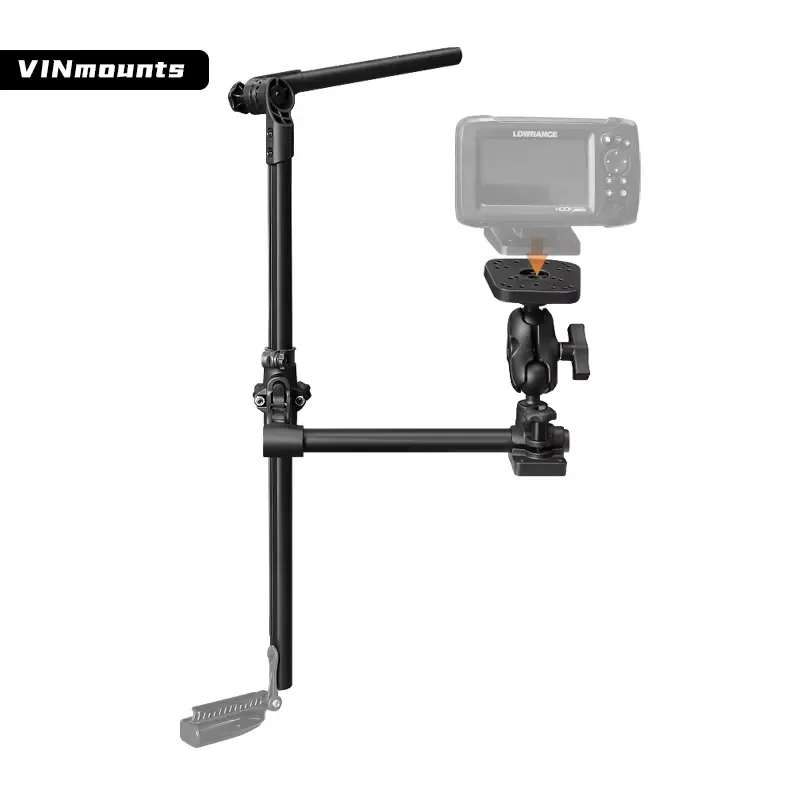 STLF Transducer, Pole Mount Mount for Lowrance,Garmin,Humminbird