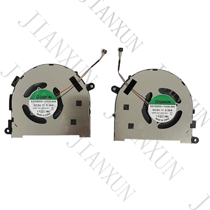 S+For Lenovo YOGA C940-15IRH CPU GPU Cooling Fan Set EG70050S1-1C040/1C030-S9A