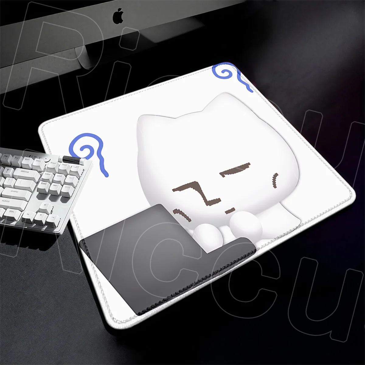 

Anime Japanese Angel Cat Kuro Kumo Mouse pad Non-Slip Speed Rubber Small Computer Keyboard Mat PC Gaming Accessories HD Printing