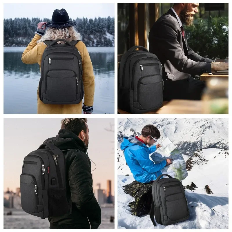 Large Capcity Shoulder Bags for College Student Multifunctional Women Men Travel Business Laptop Backpack Outdoor Sport Rucksack