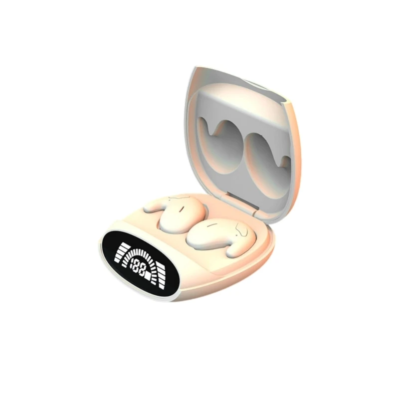 Беспроводные наушники в ушных наушниках дружеские для сна двойные микрофоны.