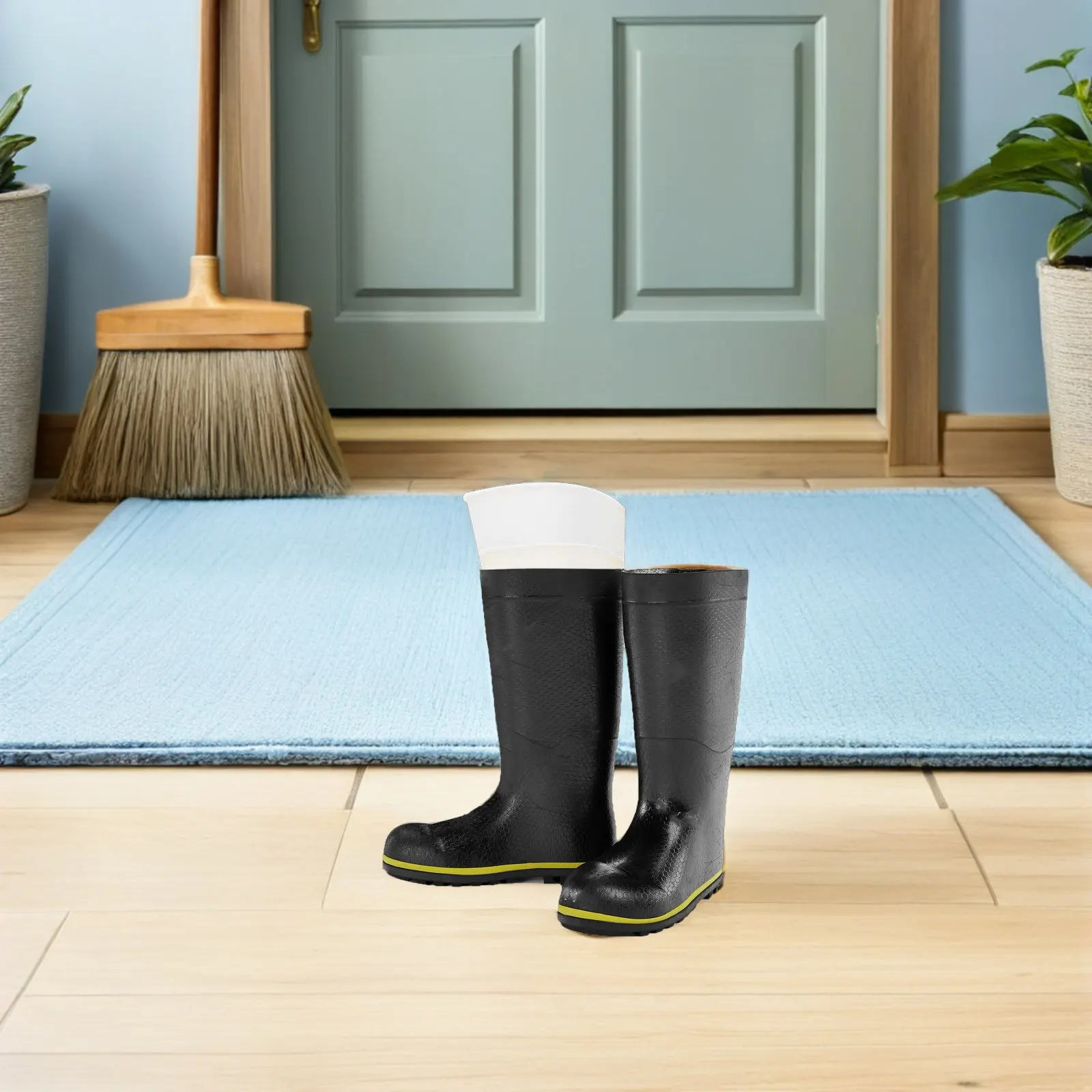 

1 Pair Warm Insulated Men Boot Liners Size 43-45 Winter Snow Hiking Rain Boots Liner Walking Socks Walking Boot Socks