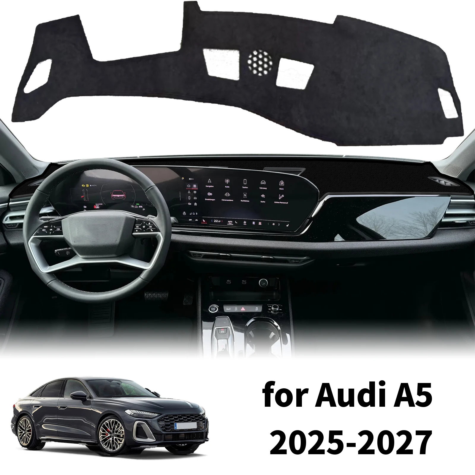

fit for Audi A5 S5 RS5 2025 2026 2027 Avant Accessories Car Dashmat Dashboard Cover Pad Protective Carpet DashMat Sunshade