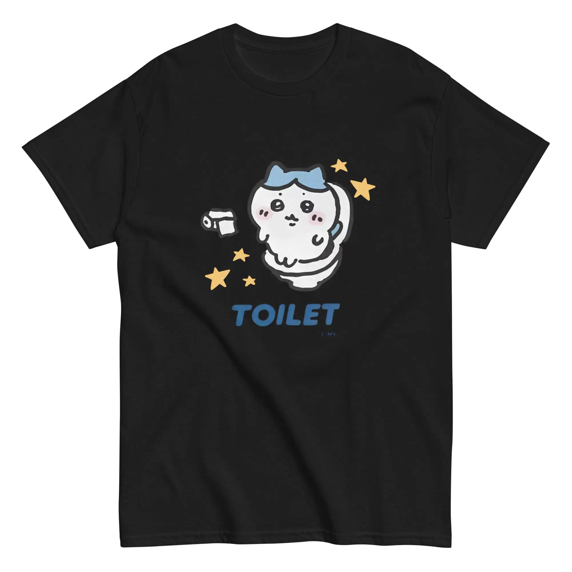 Cute Kawaii Toilet Time Graphic T-Shirt Men Women Oversized Short Sleeve Tee Funny Cartoon Bear Print Casual Streetwear Top