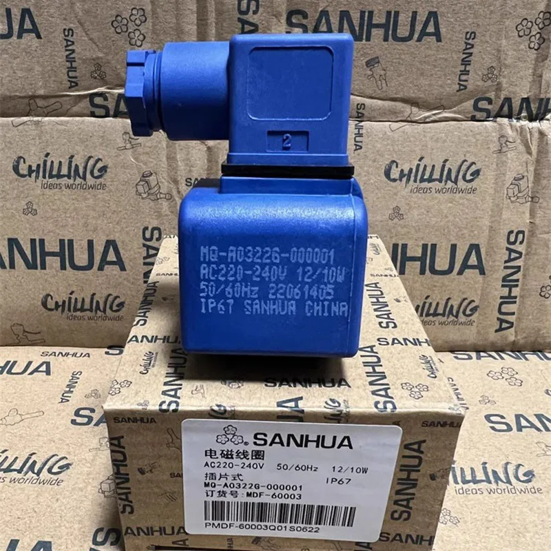 Sanhua solenoid valve coil MQ-A0322G-00000 1 MDF-60003 AC220-240V MQ-D03024-001001