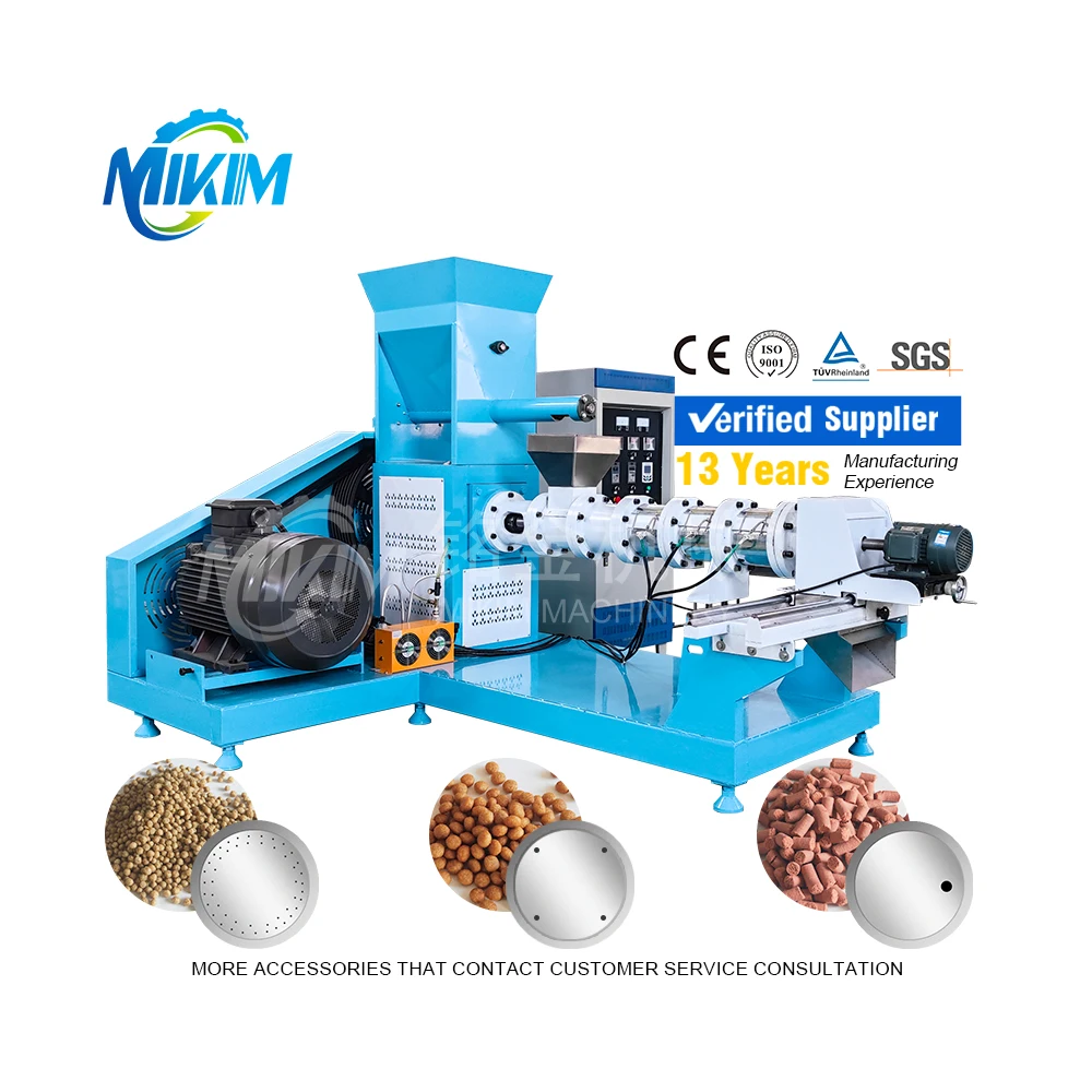 

Fully Automatic Floating Sinking Slow Sinking Fish Bait Fish Food Machine