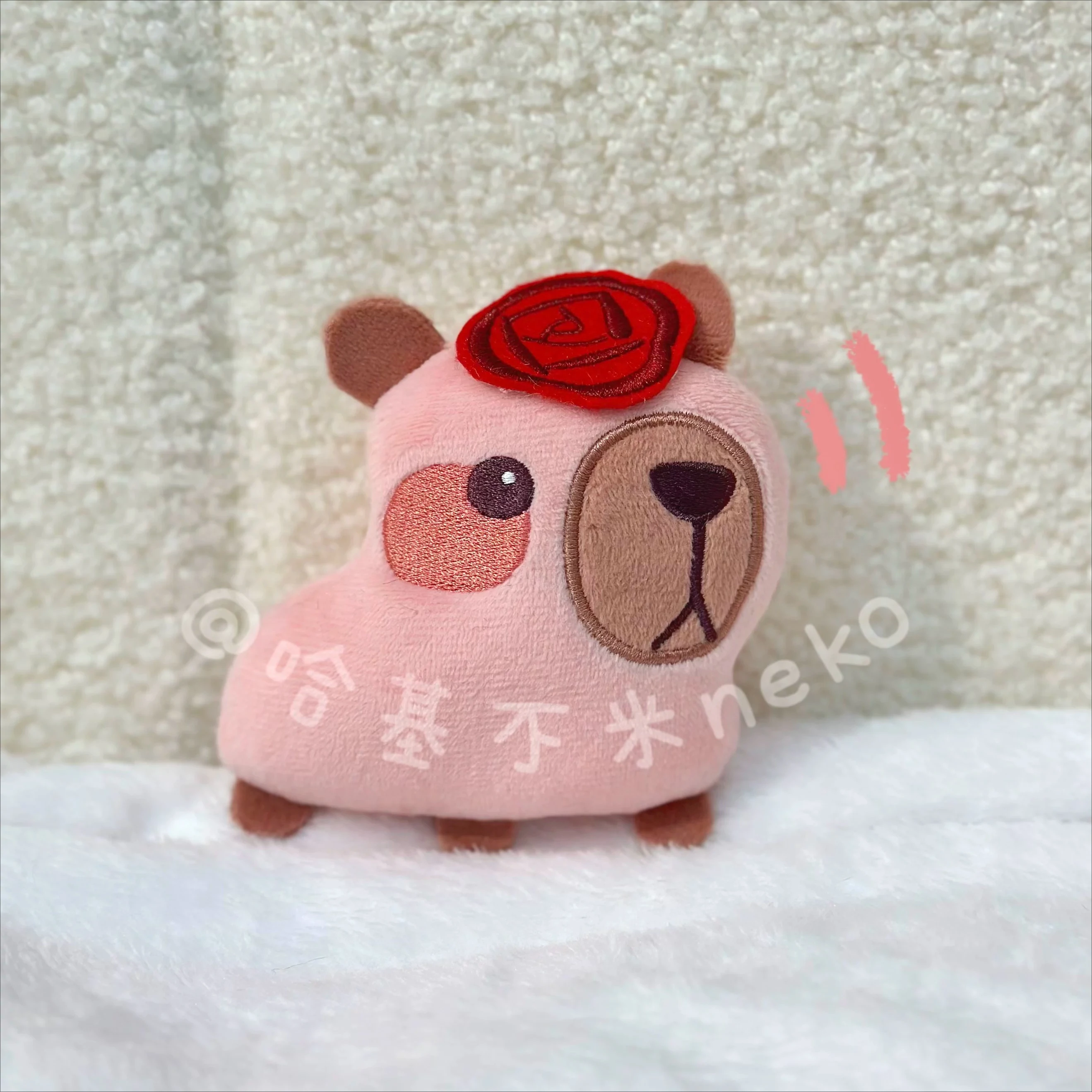 Light and Night Capibara Shaped Hanging Drop Maumet Evan Charlie Jesse Plushie Puppet Moppet Cosplay Cotton Ornament Mascot