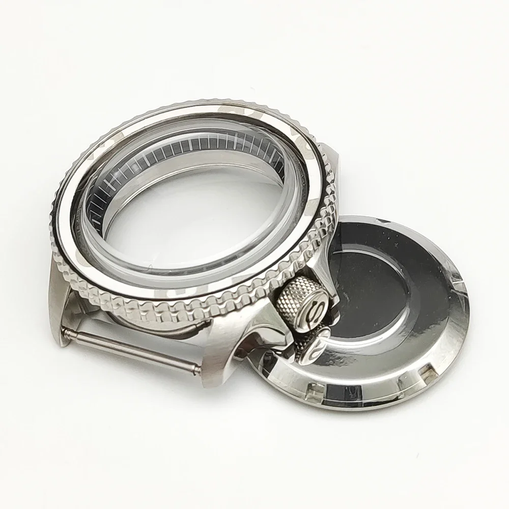 NH35 Case 42MM Watch Case for NH35A/NH36A Movement 316L Steel Sapphire Glass for Seiko 007 Case Watches Accessories