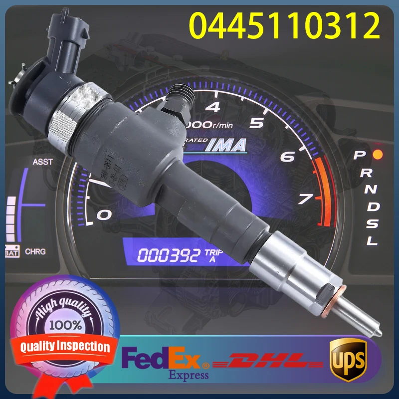 

0445110312 Common Rail Injector 0 445 110 312 For Andoria Gaz Gazelle 2.7 D Engine