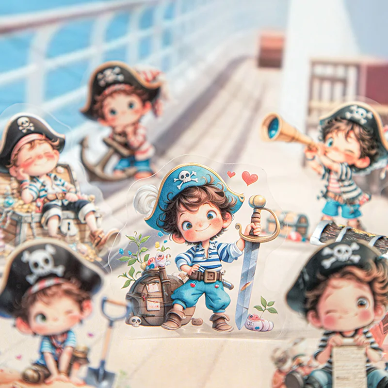 

Mr. Paper Animated Character Stickers 20 sheets/pack Boy Dream Life Character Stickers Book Family Student Stationery Decoration