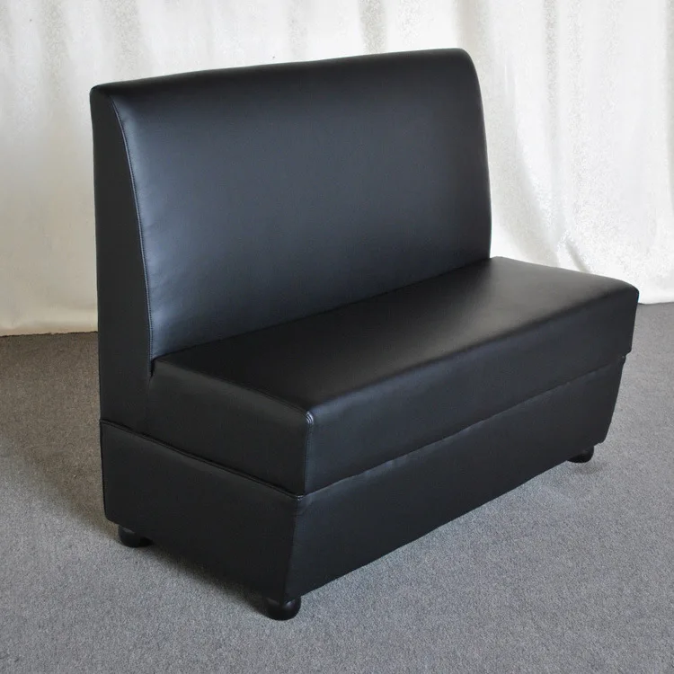 Leather booth sofa Snack bar sofa, double sofa