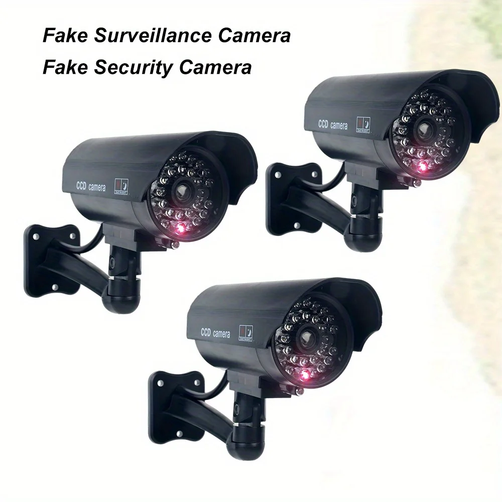 Fake security camera | Simulated home security camera model, suitable for both indoor and outdoor use, not charged.