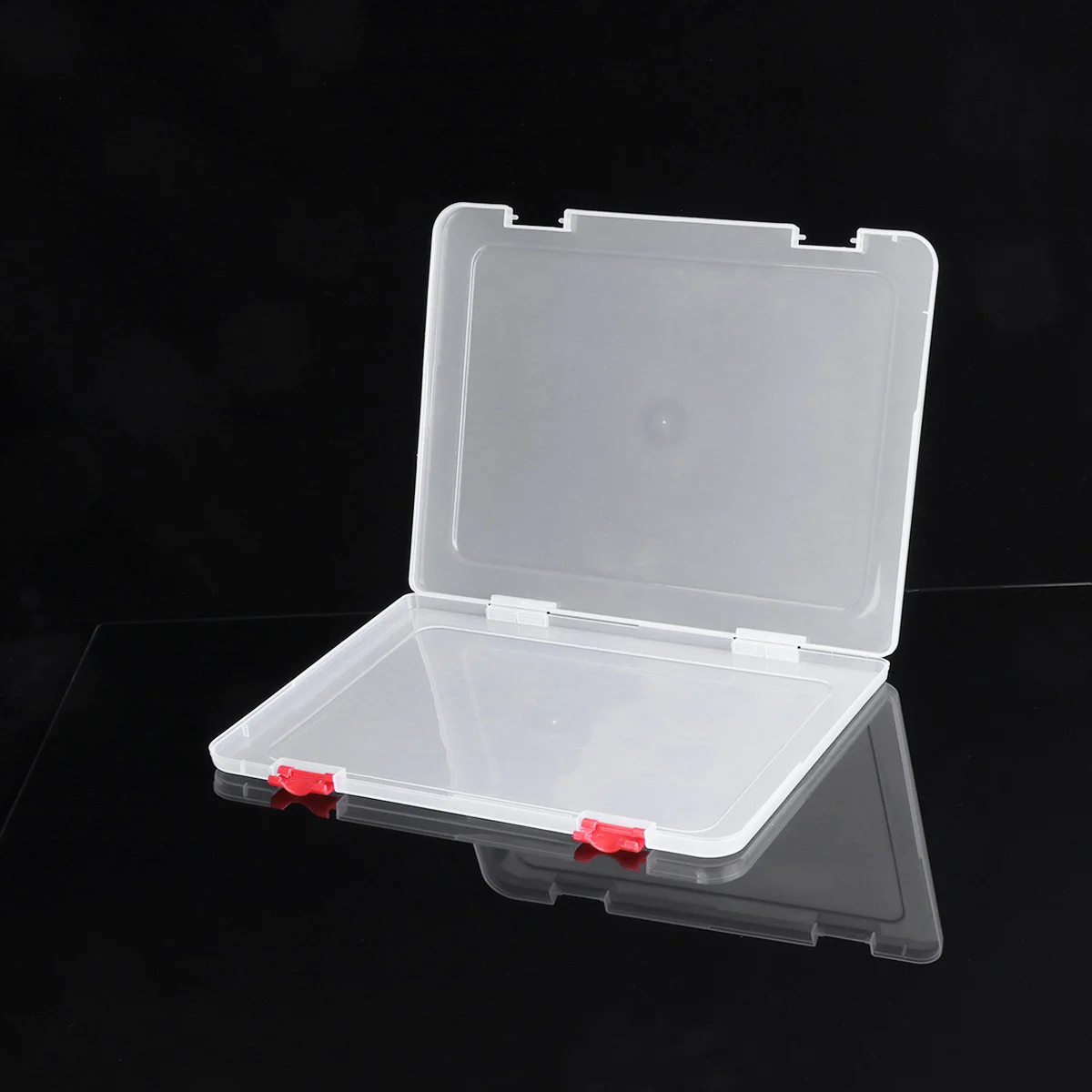 1 pz scatola di archiviazione di file efficiente salvaspazio organizzatore per forniture per ufficio documenti articoli vari giornalieri portatile rosso