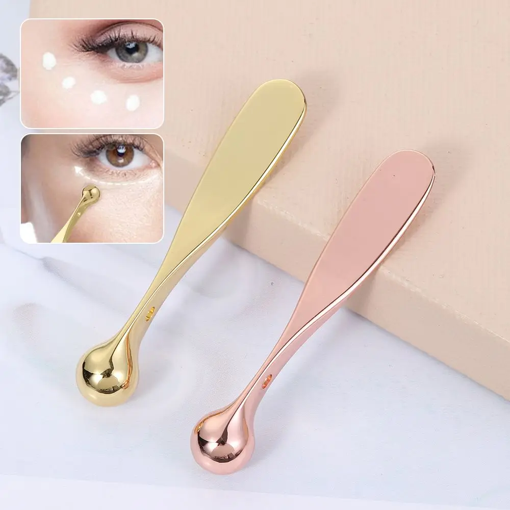 

Anti Wrinkle Eye Cream Spoon Applicator Tool Mixing Spatulas Metal Face Mask Spoon Sticks Eye Cream Massage Sticks Beauty Scoop
